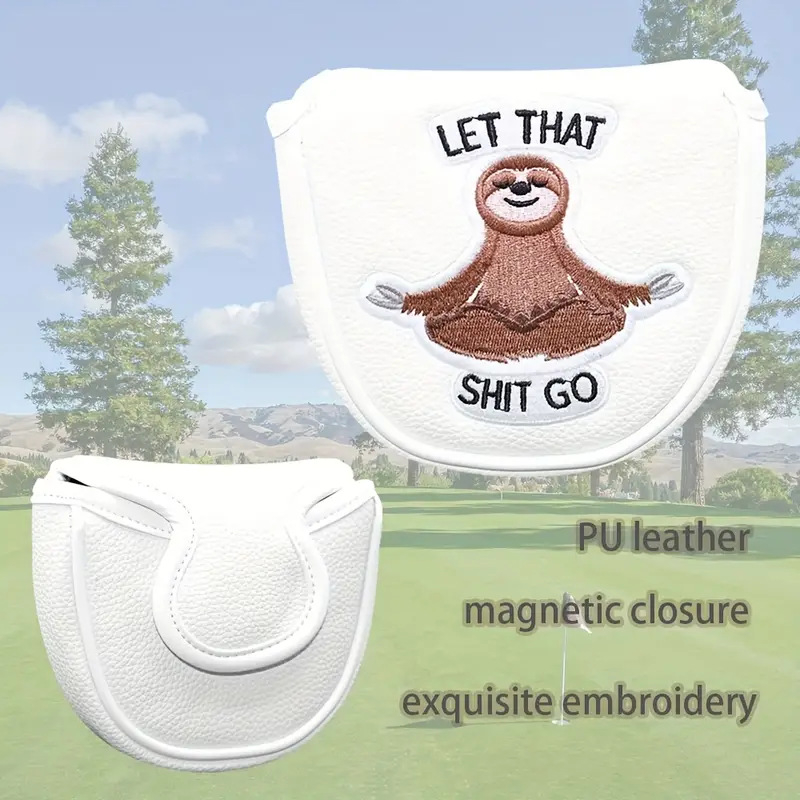 Uus golfikepi katte putteri kate, tipptasemel PU, peen koala mustriga tikitud magnetiga sulgemine, piiriülene kuum müük