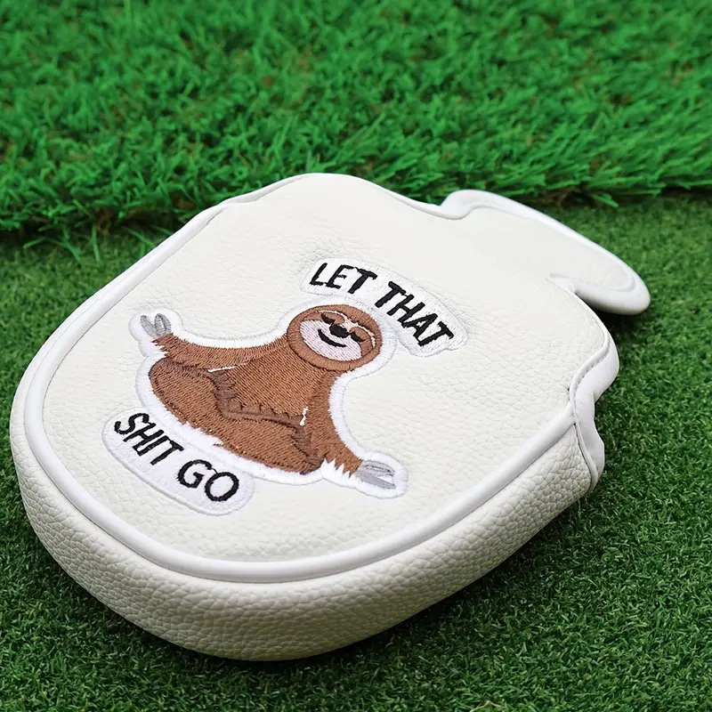 Uus golfikepi katte putteri kate, tipptasemel PU, peen koala mustriga tikitud magnetiga sulgemine, piiriülene kuum müük