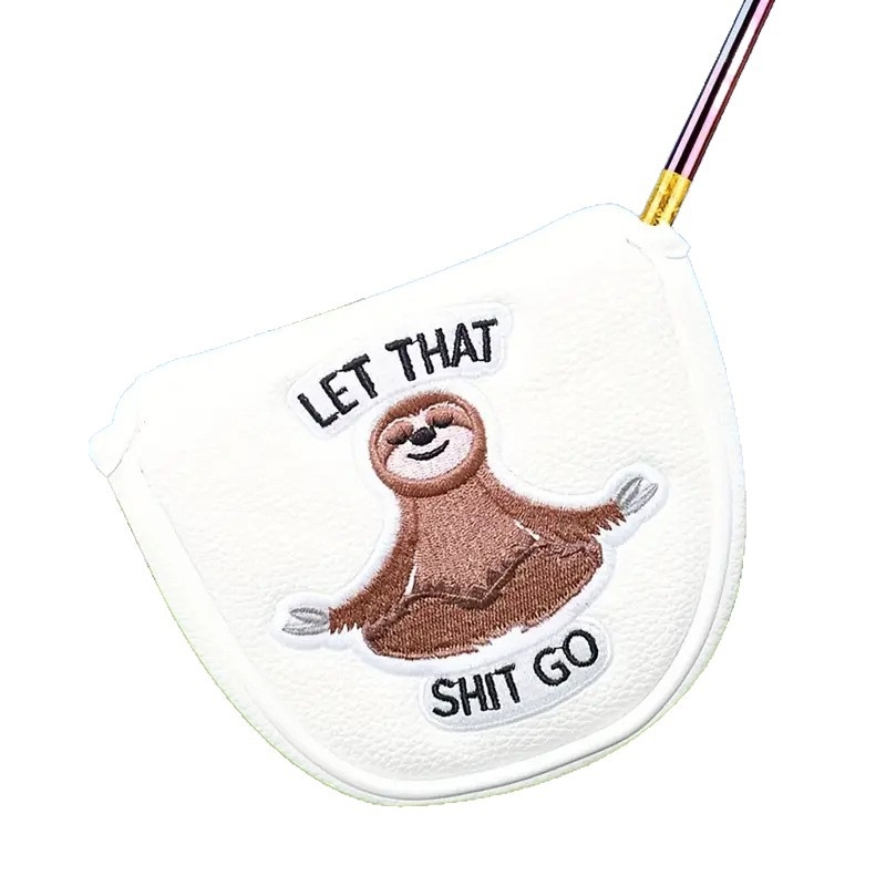 Uus golfikepi katte putteri kate, tipptasemel PU, peen koala mustriga tikitud magnetiga sulgemine, piiriülene kuum müük