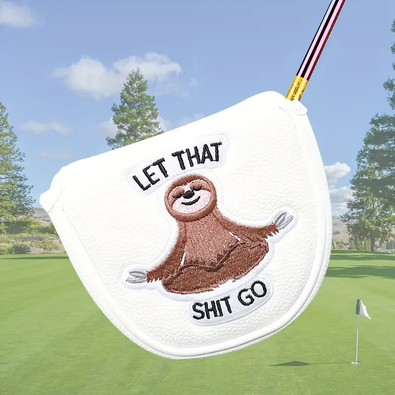 Uus golfikepi katte putteri kate, tipptasemel PU, peen koala mustriga tikitud magnetiga sulgemine, piiriülene kuum müük