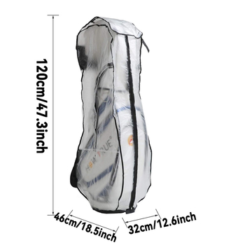 Αποκλειστικό κάλυμμα βροχής για διασυνοριακή τσάντα γκολφ μπαστουνιών Amazon, κάλυμμα τσάντας γκολφ μπαστουνιών PVC