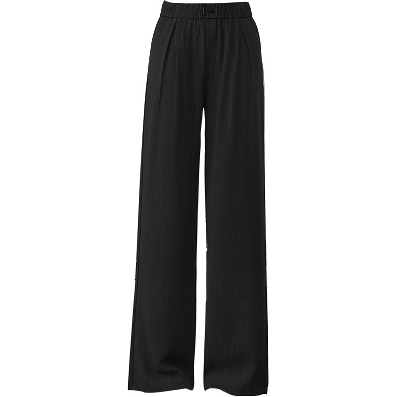 2025. aasta uued saabumise sirged püksid, kitsad emad, keskealised pikad püksid, laiad püksid, õhukesed lahtised vabaajapüksid naistele