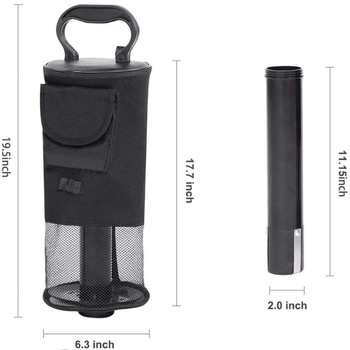 Σωλήνας συλλογής μπάλας από δίχτυ γκολφ, εύκολος στην αποσυναρμολόγηση, άνω και κάτω τμήμα σωλήνας συλλογής μπάλας, σωλήνας συλλογής μπάλας γκολφ μεγάλης χωρητικότητας, μπορεί να χωρέσει 70