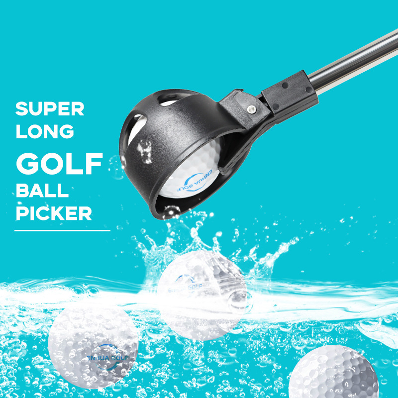 Kaasaskantav golfikalapüügi vaba teleskooppüügiklubi roostevabast terasest pallikorjaja pikamaakorjamisklubi