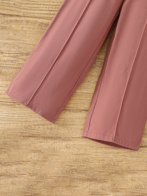 Tehase hulgimüügi temperament kõrgekvaliteediline väikese lõhnaga roosipunane ülikond vestiga püksid kõrge kraega alumine särk kolm tükki moekostüümi