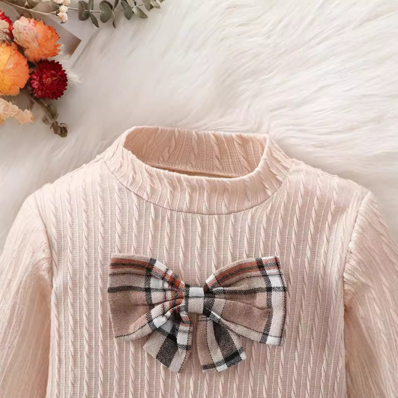 Sügisekspordi tüdrukute kootud dressipluus pikkade varrukatega triibuline ülikonnaseelik Euroopa ruuduline seelik laste kaheosaline volditud seelik