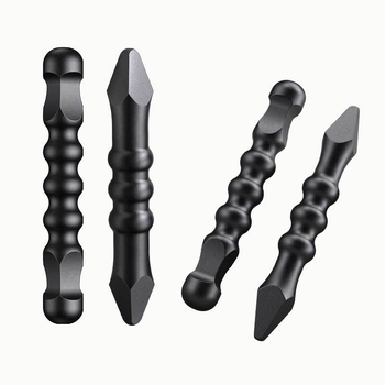 Šaltojo plieno kubietiško rotango nešiojamas EDC įrankis lauko asmeniniam plastikiniam plieniniam savigynos lazdai lauko trumpam lazdai nuo vilkų