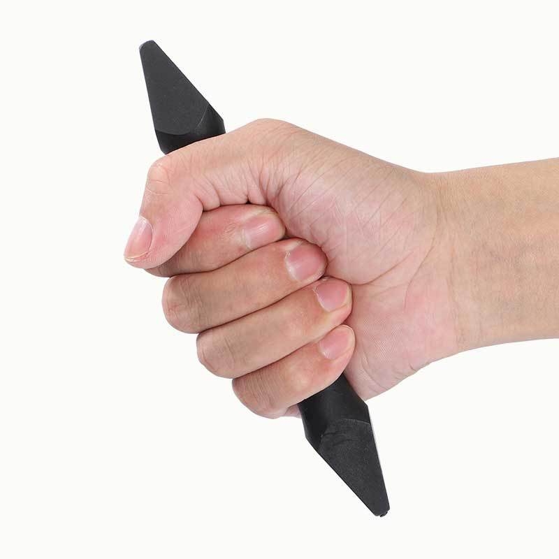 Šaltojo plieno kubietiško rotango nešiojamas EDC įrankis lauko asmeniniam plastikiniam plieniniam savigynos lazdai lauko trumpam lazdai nuo vilkų