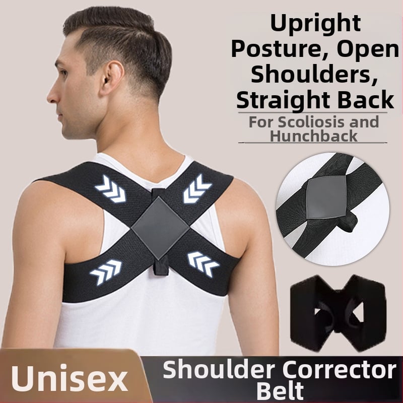 Atvērta plecu un muguras siksna, kuprīša korektors, pieaugušo spiešana guļus stāvoklī, muguras treniņu josta, atvērta plecu josta, taisnas muguras palīgkorekcijas josta