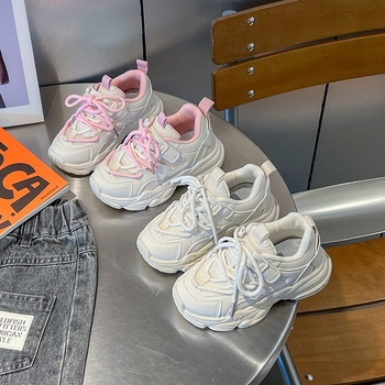 Meiteņu Torre apavi 2024. gada jaunām pavasara un rudens bērnu apaviem. Tīkla sporta apavi. Pavasara un rudens sieviešu elpojoši ikdienas apavi.