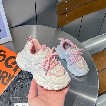 Meiteņu Torre apavi 2024. gada jaunām pavasara un rudens bērnu apaviem. Tīkla sporta apavi. Pavasara un rudens sieviešu elpojoši ikdienas apavi.