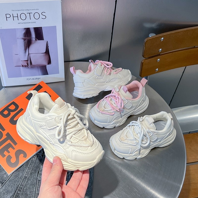 Tüdrukute Torre kingad 2024 uued kevad- ja sügiskingad võrgust tossud kevad- ja sügisnaiste hingavad vabaajajalatsid