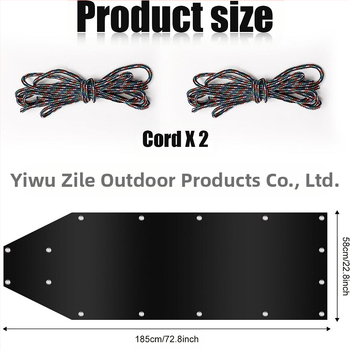 Πολυλειτουργική κουβέρτα μεταφοράς ελκήθρου, χαλάκι έλξης ελαφιών, είδη κυνηγιού, κουβέρτα έλξης σχοινιού για υπαίθριο σκι, χαλάκι ψαρέματος στον πάγο