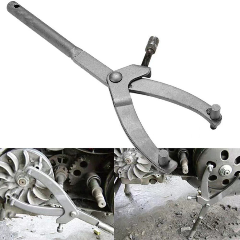 Y-tüüpi mootorratta ja tõukeratta hooratta klambri mutrivõti, rihm, Puli ketta magneto siduri lahtivõtmise ja kokkupaneku kinnitustööriist