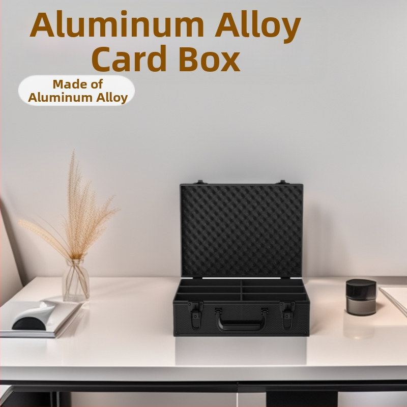 Alumiiniumisulamist karp-kaardikomplekt tööriistakasti mängukuninga kaardi hinnangu hoiustuskaitse Amazon sobib 35pt pagasile