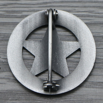 laos Metallmärk Ameerika Rangeri märk Oskuste pitser Filmirekvisiidid