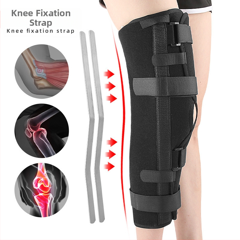 Veliki remen za donji ud, fiksna udlaga, prozračna čelična ploča koja upija znoj, stabilizira tijekom treninga, štiti