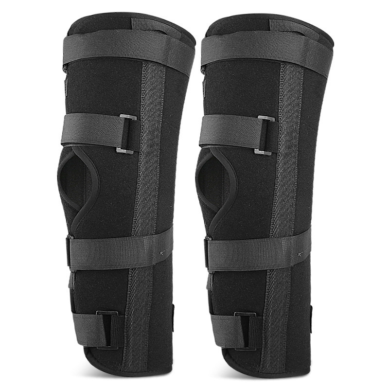 Veliki remen za donji ud, fiksna udlaga, prozračna čelična ploča koja upija znoj, stabilizira tijekom treninga, štiti