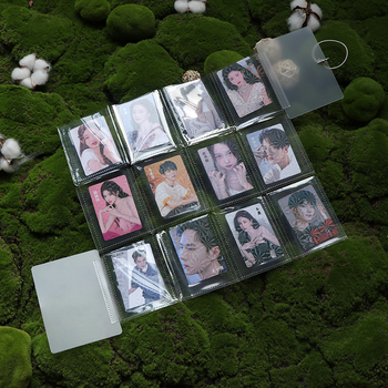 Трансграничен 12-Grids 15-Grids преносим телескопичен сгъваем прозрачен албум за карти Polaroid 3-инчов албум за съхранение на снимки