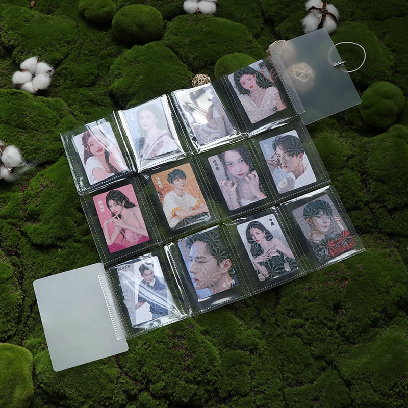 Pārrobežu 12 režģu 15 režģu pārnēsājams teleskopisks salokāms caurspīdīgs karšu albums Polaroid 3 collu fotoattēlu glabāšanas albums fotoalbums