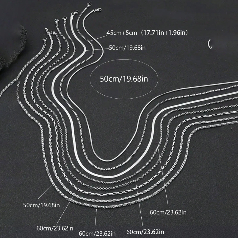 Allikas tehase isetehtud titaanterasest kaelakee naistele mõeldud O-kujuline kett, mis on kaetud 18K päris kullaga, mis ei tuhmu maoluust ketiga, Kuuba kett meestele