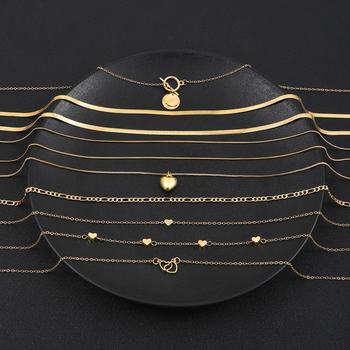 Κολιέ με αλυσίδα και κόκαλα φιδιού σε διασυνοριακό στυλ Hot Love, γυναικεία μόδα, υψηλής ποιότητας κολιέ μόδας, 10 αξεσουάρ