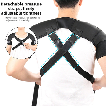 Nuimamas, dviem kryptimis reguliuojamas, hermetiškas, kvėpuojantis sportinis pečių paminkštinimas, dvigubas pečių dirželis, kryžminis pečių dirželis, dvigubas nugaros apsauginis dėklas.