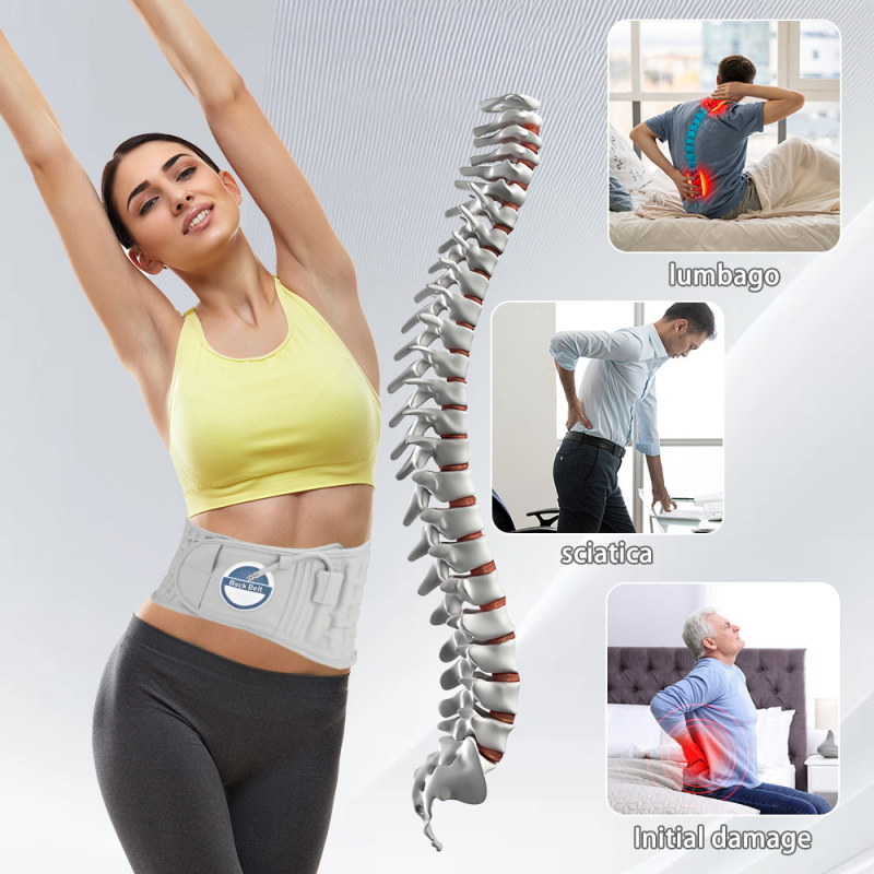 Tarpslankio formos sustorintas pripučiamas diržas juosmens traukos diržas juosmens fiksuotas diržas juosmens diskas išsikišusi traukos juosmens apsauga