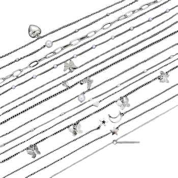 Διασυνοριακή Ευρώπη και Ηνωμένες Πολιτείες κοσμήματα κολιέ με αστέρι πεταλούδα σε σετ 14 τεμαχίων, ημιδιαχειριζόμενο νέο δημιουργικό γυναικείο κολιέ μόδας