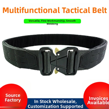 Multifunktsionaalne taktikaline vöö, õues kasutatav Molle vöö treeninguks ja tööks, kahekihiline vöö, sulamist kiirkinnitusega pandlaga vöö