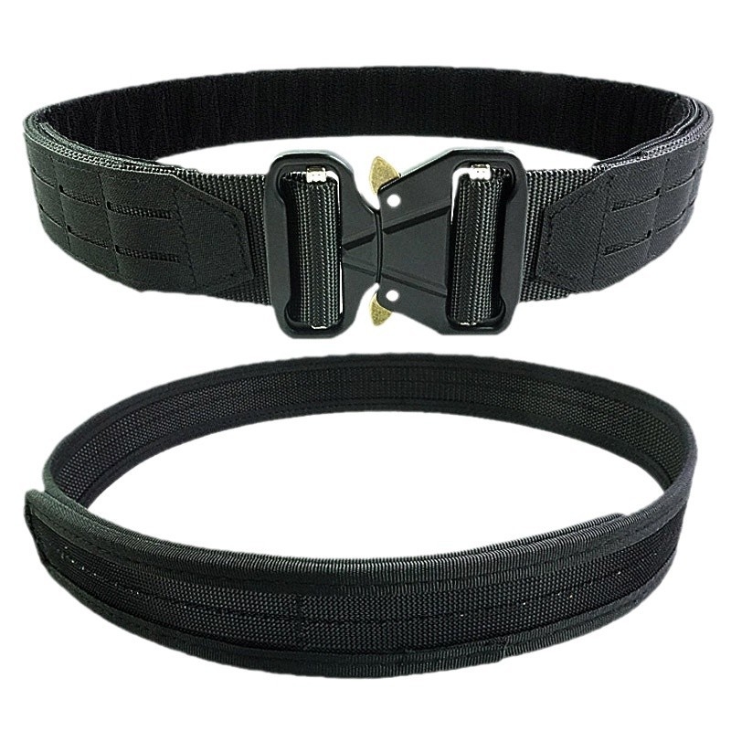 Multifunktsionaalne taktikaline vöö, õues kasutatav Molle vöö treeninguks ja tööks, kahekihiline vöö, sulamist kiirkinnitusega pandlaga vöö