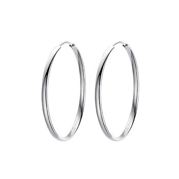 Σκουλαρίκια δαχτυλιδιών από ασήμι 999, μεγάλα σκουλαρίκια με δαχτυλίδι ατμόσφαιρας, γυναικείο δαχτυλίδι, ασημένια σκουλαρίκια μόδας χονδρικής