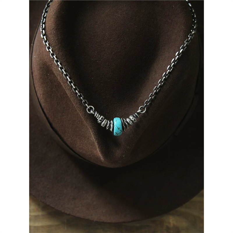 Rory originaalne mägede südame ameerika kaelakee rangluuketiga retro Xizang stiilis