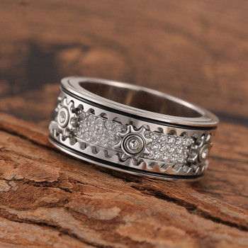 Yungui valib hoolikalt 925 hõbedast piiriüleseid sõrmusi, Euroopa ja Ameerika meestele mõeldud lihtsaid ärevusevastaseid pöörlevaid meeste sõrmuste ehete hulgimüügist