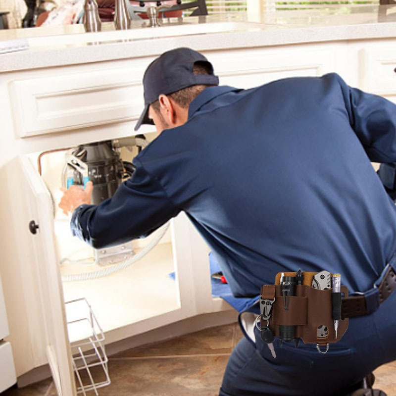 Amazon EDC taktikalise tööriista nahkkott välistingimustes ellujäämise hoiustamiseks vöökott kaasaskantav tööriista taskulamp noaümbris vöökott