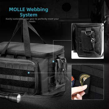 Είδη εξωτερικού χώρου Στυλ κάμπινγκ Στυλ κάμπινγκ Τσάντα καλλυντικών Τσάντα καλλυντικών Πτυσσόμενη αδιάβροχη υφασμάτινη τσάντα περιπολίας Oxford 600D