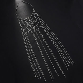 Νέα γυναικεία κορδέλα με φούντες, υψηλής ποιότητας, ψηλή κορδέλα με κρανίο Princess, κομψή κορδέλα κεφαλής, niche design, μοντέρνα καπέλα