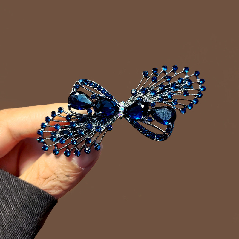 Naiste uus vibukristall-juuksenõel, ühesõnaline klamber, vedruklamber, seljaga pooleldi seotud kettaga juuksenõel, juuksenõel, horisontaalne juuksenõel, juuste aksessuaarid