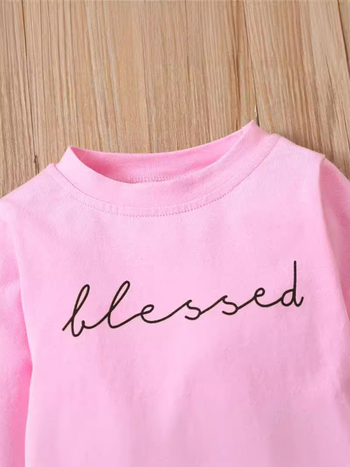 Φθινοπωρινό και Χειμερινό Παιδικό Φούτερ με Μακρυμάνικο Στάμπα με Γράμματα, Παντελόνι Παραλλαγής, Σετ Δύο Τεμαχίων, Ευρωπαϊκό και Αμερικανικό, Φθινοπωρινό και Χειμερινό