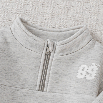 Βρεφικό Φόρμα από Βελούδο με Γιακά και Στάντινγκ, Άνοιξη & Φθινόπωρο, Παιδικό Φόρμα από Βελούδο Διπλής Όψης για Αγόρια, Ρούχα για Νεογέννητα, Φθινόπωρο & Χειμώνας