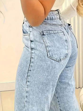 Határokon átnyúló, nagy eladású őszi, kiváló minőségű európai és amerikai új, divatos, egyenes szabású, lezser farmernadrág