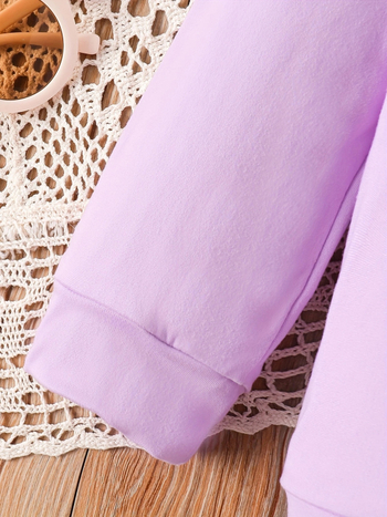 Διασυνοριακό INS Μωρό Κορίτσι Άνοιξη και Φθινόπωρο Χαμογελαστό Πρόσωπο Λουλούδι Ζεστό Στάμπα Μακρυμάνικο Παντελόνι Μονόχρωμο Κοστούμι