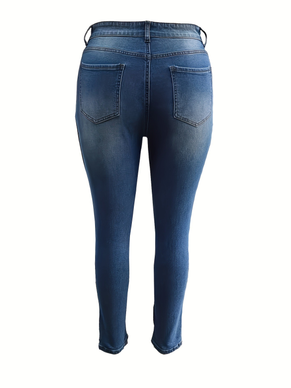 Pantaloni scurți de damă pentru femei, talie înaltă, rupți, cu picior larg, elastici, cu picior mic