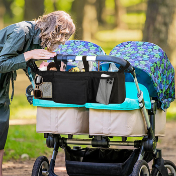 Az Amazon legnépszerűbb dupla babakocsi kozmetikai táskája, babasétáltató műtárgy, baba kozmetikai táska, többfunkciós tároló anyuka táska