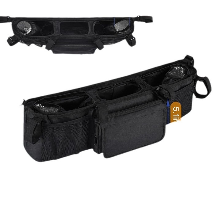 Amazoni populaarseim kahekohaline jalutuskäru kosmeetikakott, beebikõndimise artefakt, beebikosmeetika kott, multifunktsionaalne hoiukott emmele