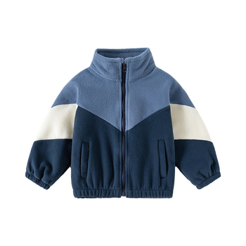 Παιδικές μπλούζες διπλής όψης από φλις Polar για αγόρια, φθινοπωρινές, άνετες ζεστές μπλούζες για αγόρια, φοιτητές, μοντέρνα, χονδρικής