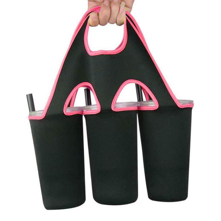 Kohandatud 3-pudeli kohvipiima tee neopreenist isolatsioonikott kaasaskantava sukeldumismaterjali kohvi isolatsioonikott