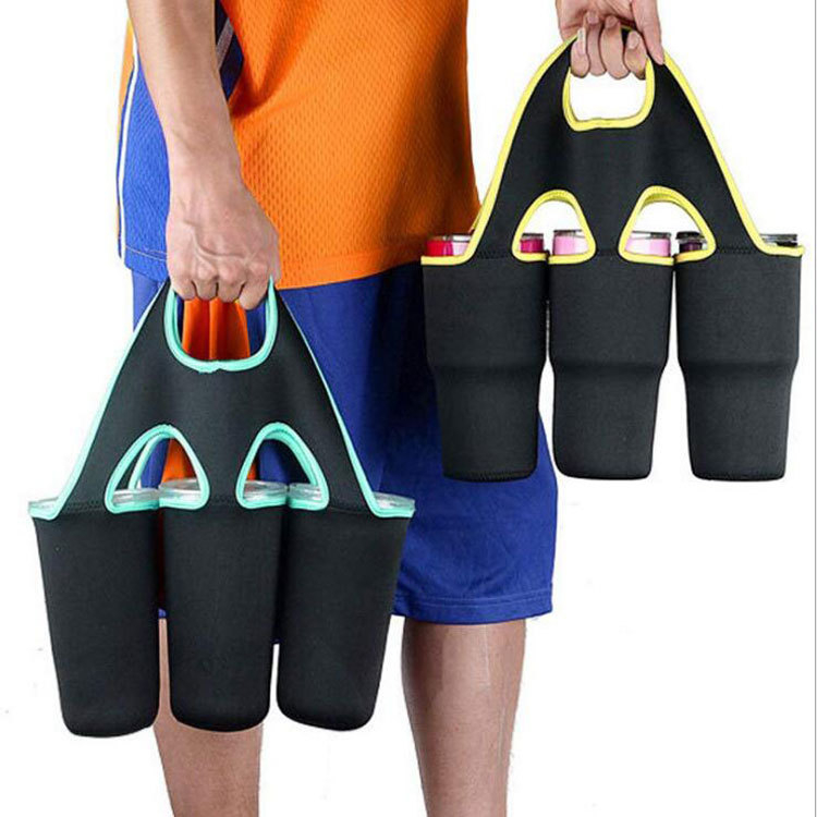 Kohandatud 3-pudeli kohvipiima tee neopreenist isolatsioonikott kaasaskantava sukeldumismaterjali kohvi isolatsioonikott