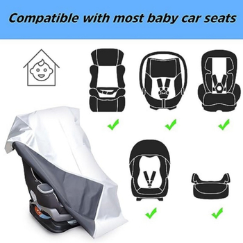 Auto lapse turvaistme tolmukate, tolmu- ja päikesekindel, sobib beebitoolile, suvine päikesesirm, täielik pimendus
