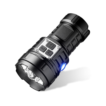 Νέος διασυνοριακός πολυλειτουργικός φακός εξωτερικού χώρου, φορητός μίνι επαναφορτιζόμενος ψηφιακός μαγνητικός μικρός φακός μεγάλης εμβέλειας